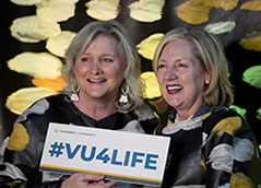 Photo of two women smiling. Link to Life Stage Gift Planner Ages 60-70 Situations. Photo of two women smiling. Link to Life Stage Gift Planner Ages 60-70 Situations.