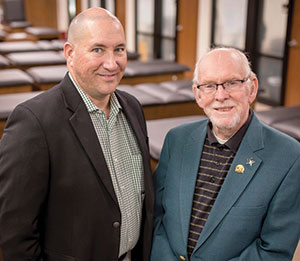 Vanderbilt Head Athletic Trainer Tom “Boz” Bossung (left) and Lindsy McLean (right). 2018. McLean-lg.jpg